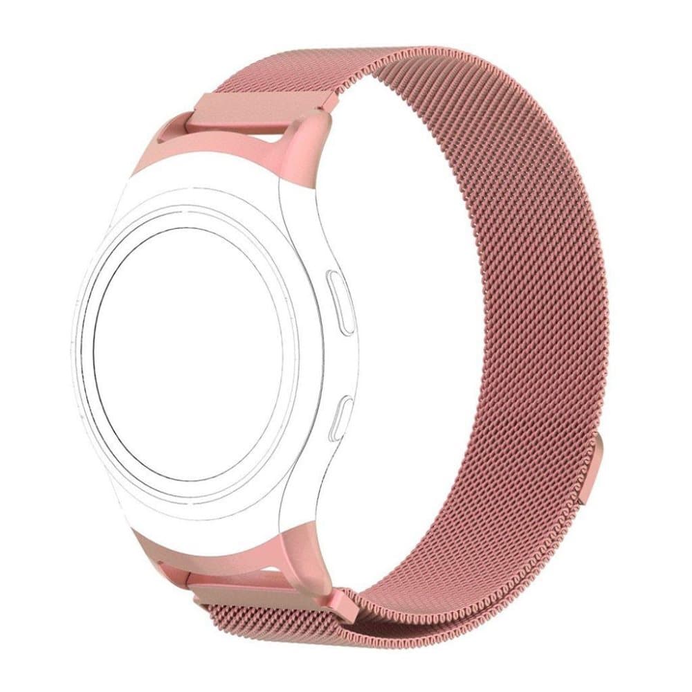 Samsung Gear Fit2 Magnetisk milanese urrem - Rødguld