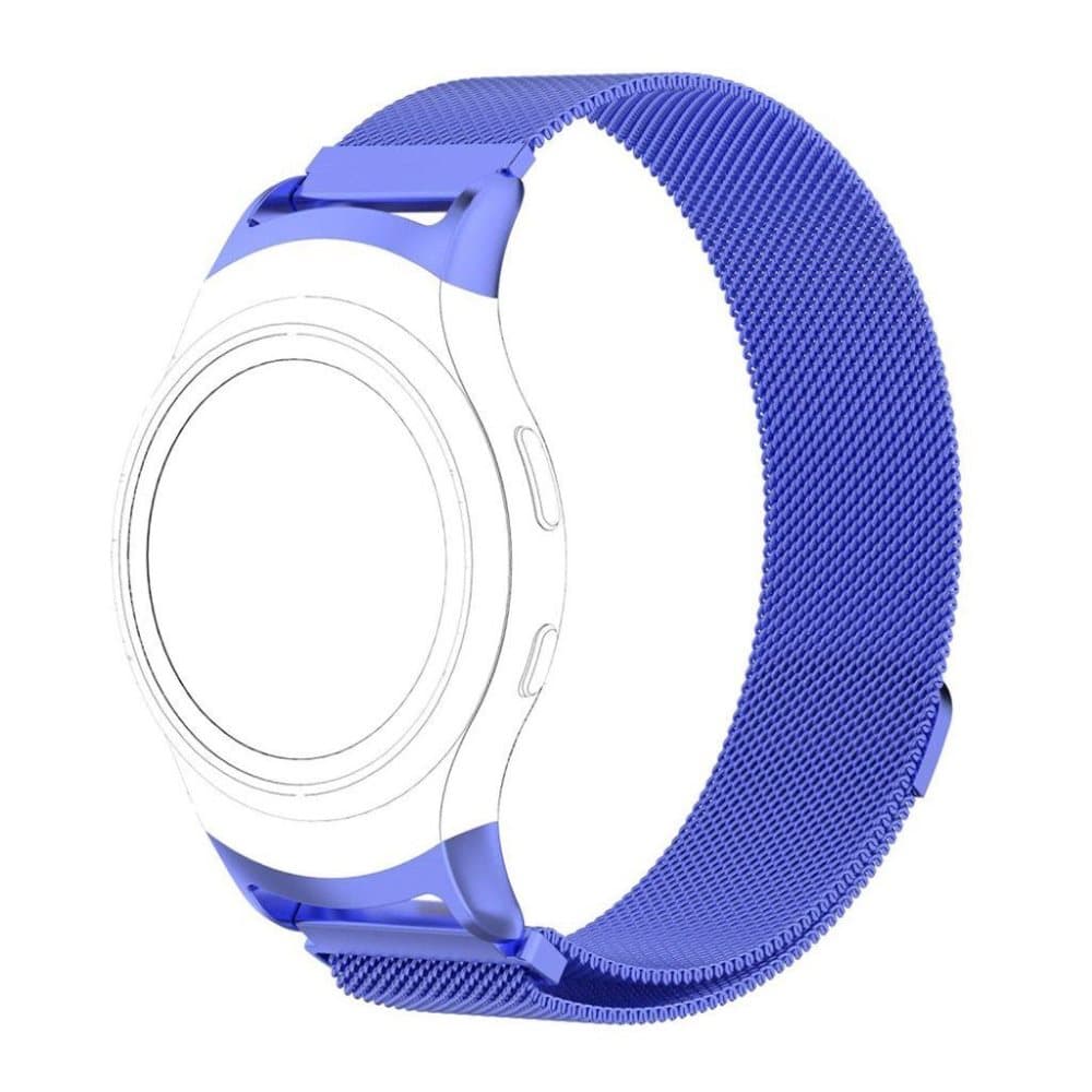 Samsung Gear Fit2 Magnetisk milanese urrem - blå