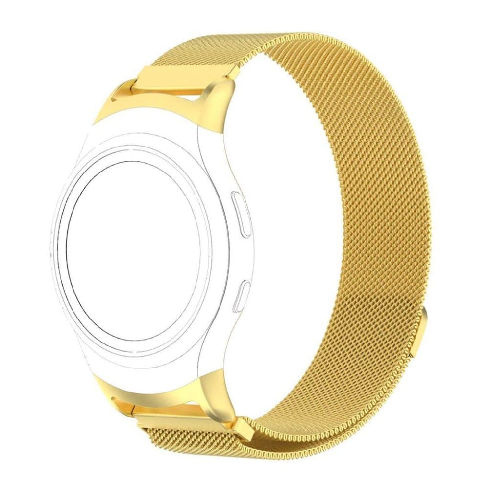 Samsung Gear Fit2 Magnetisk milanese urrem - Guld