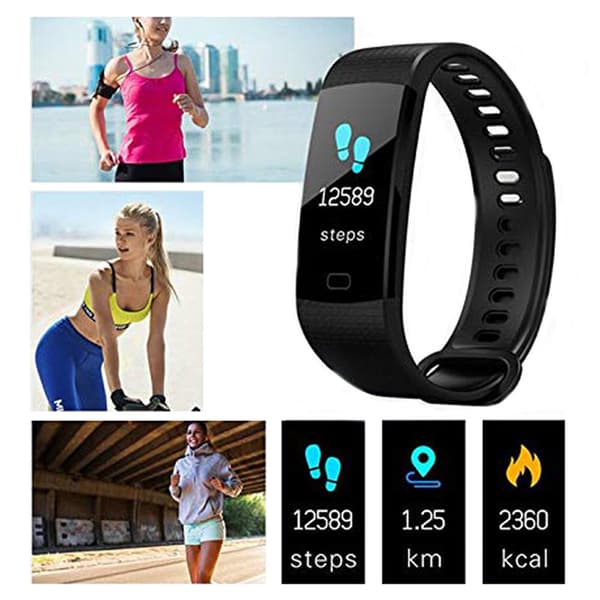 LEMAN 696 Y5 Aktivitetsarmband iPhone/Android