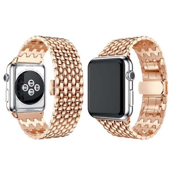 Stållänk (Coil-Polish) till Apple Watch 38mm "3/2/1"