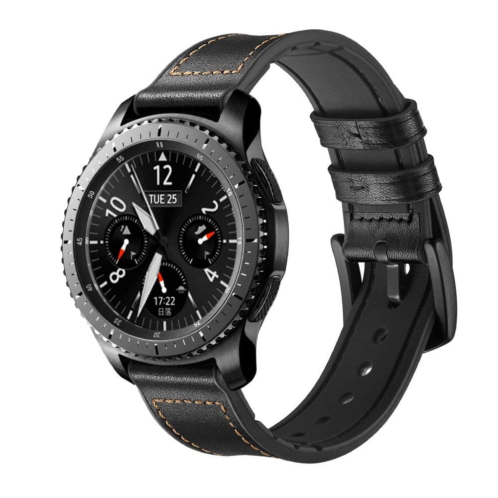 Ranneke Samsung Gear S3 Classic, Frontier, Galaxy Watch 22 mm Nahka