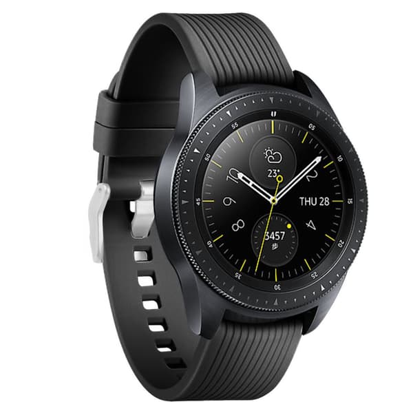 INF Klokkerem til Samsung Galaxy Watch 42 mm i silikon (S) Sort
