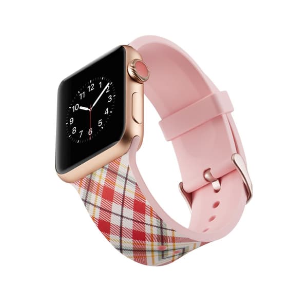 Silicone Watchband for Apple Watch 4 44mm, Series 3 / 2 / 1 42mm - Colorized