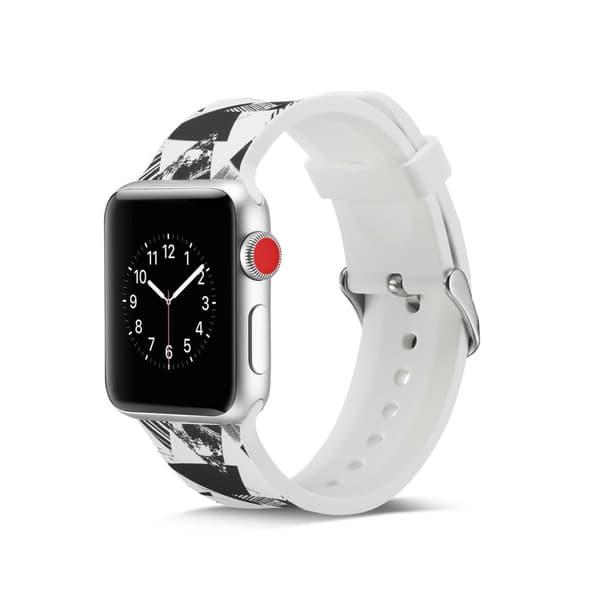 Silicone Watchband for Apple Watch 4 44mm, Series 3 / 2 / 1 42mm - Triangle