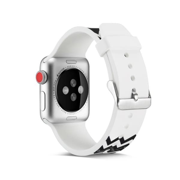 Silicone Watchband for Apple Watch 4 40mm, Series 3 / 2 / 1 38mm - Twill