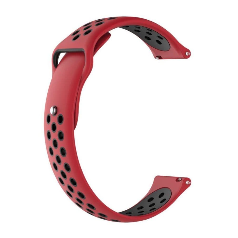 Huami Amazfit to-tone silikone urrem - rød / Sort