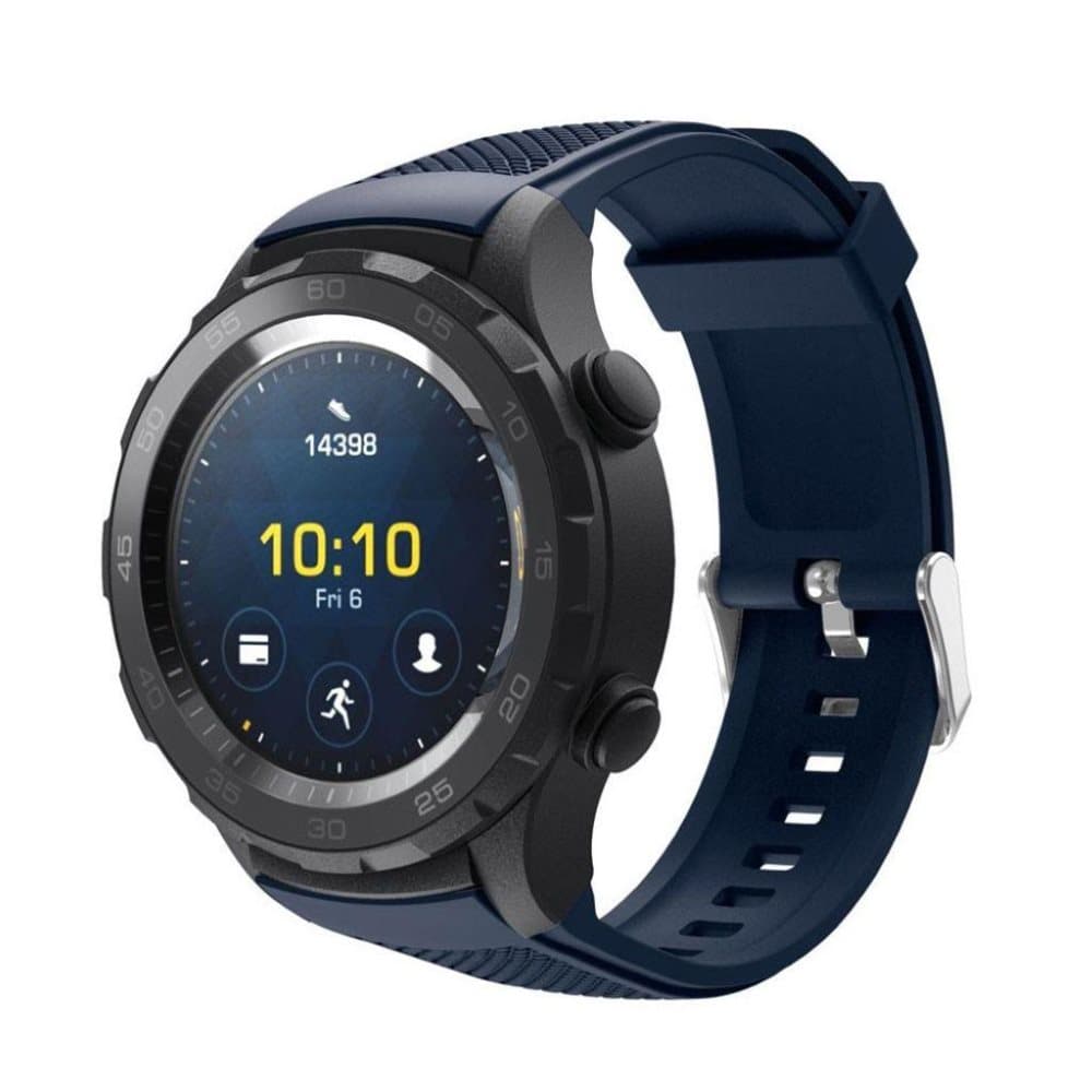 Huawei Watch 2 erstatnings urrem i tekstureret silikone - M