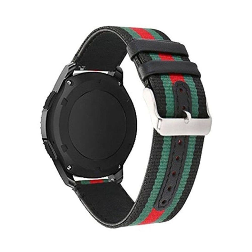 Samsung Gear S3 erstatnings-urrem i Nylon og kanvas - Sort