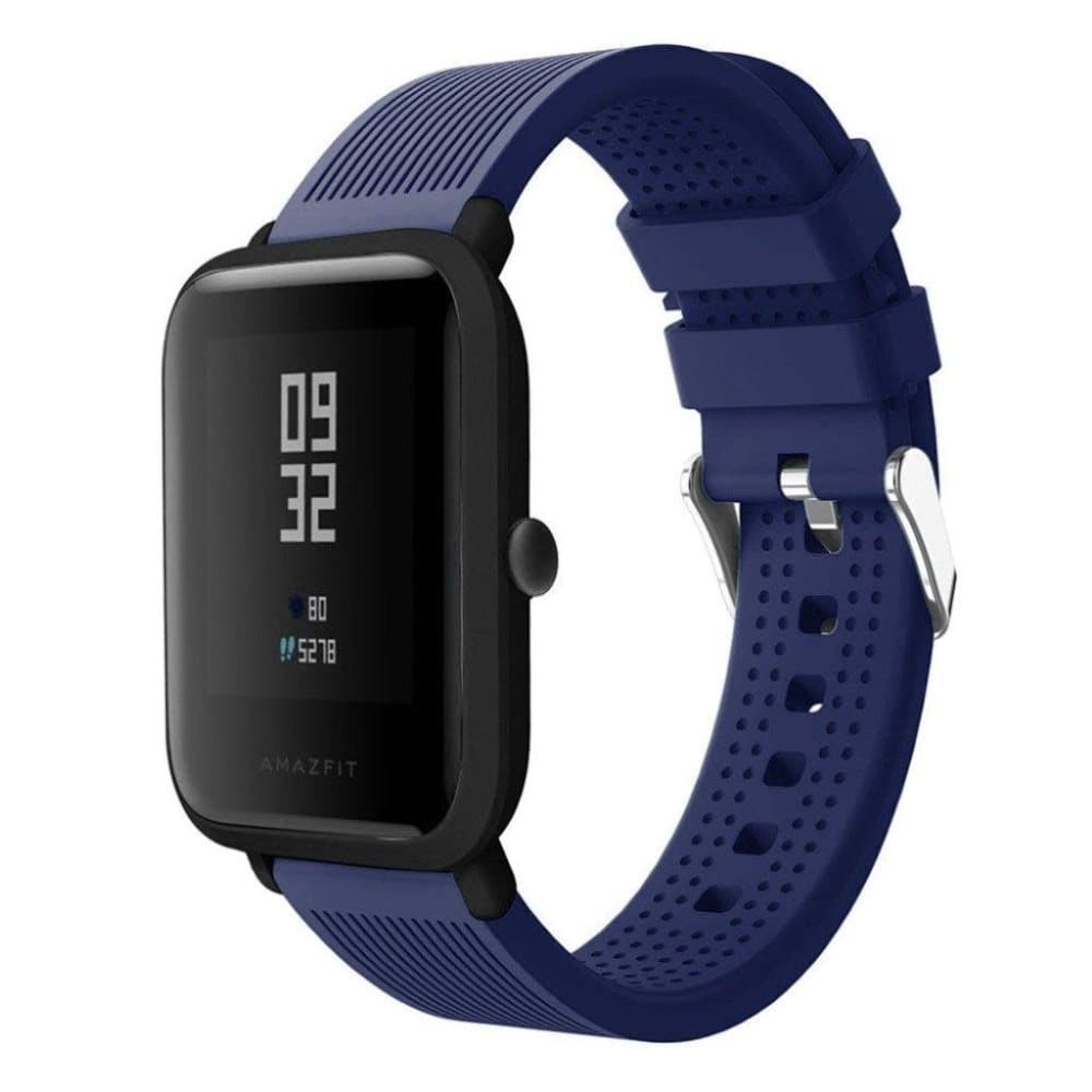 Huami Amazfit erstatnings urrem i silikone med tekstur - Mør