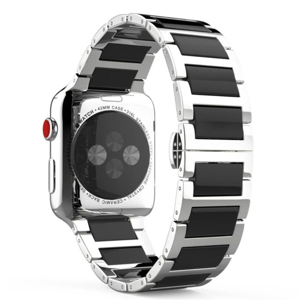 Apple Watch 42mm erstatnings urrem i stainless stål og keram
