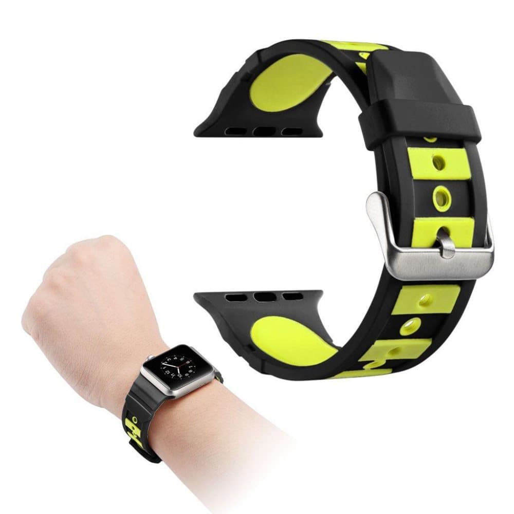 Apple Watch Series 4 44mm erstatnings urrem i silikone med f