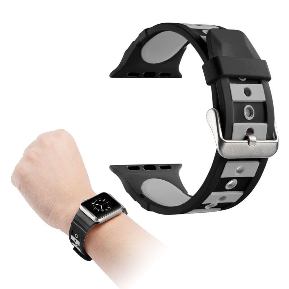 Apple Watch Series 4 44mm erstatnings urrem i silikone med f