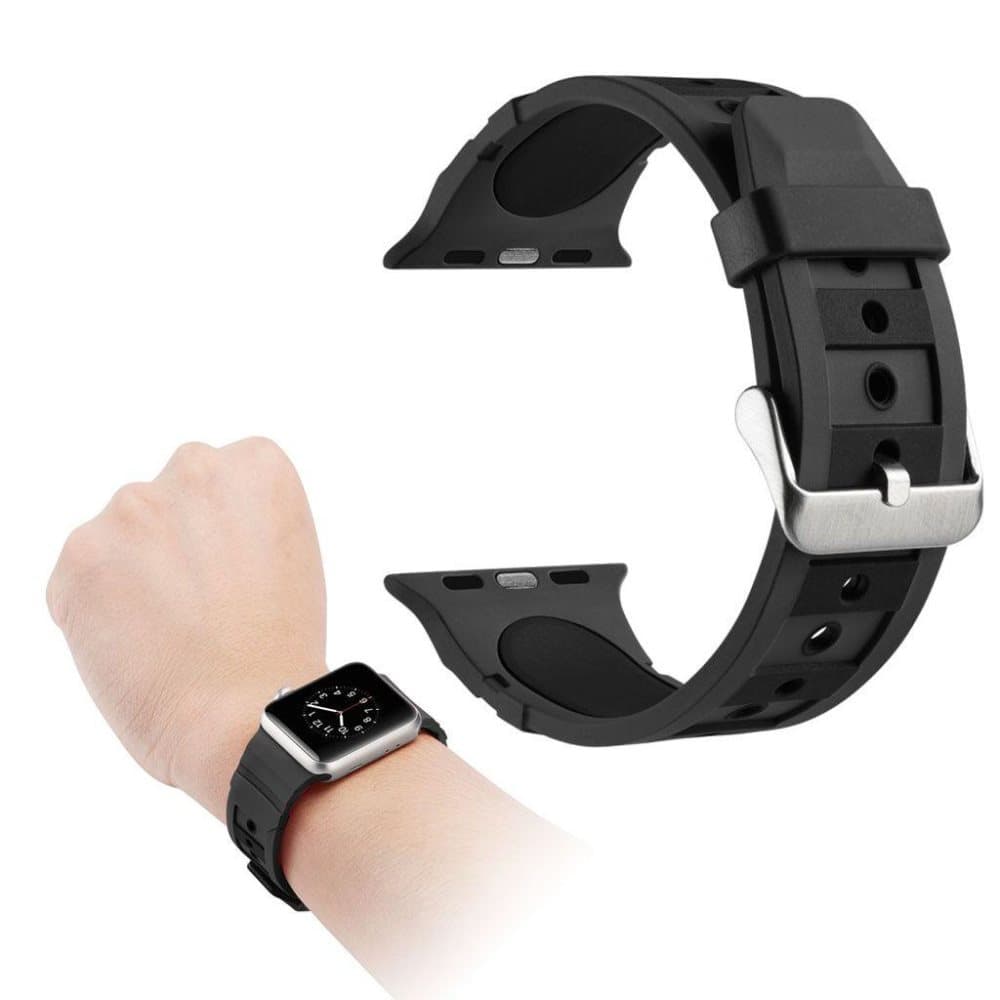 Apple Watch Series 4 44mm erstatnings urrem i silikone med f