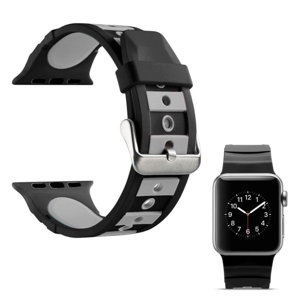 Apple Watch Series 4 40mm erstatnings urrem i silikone med s