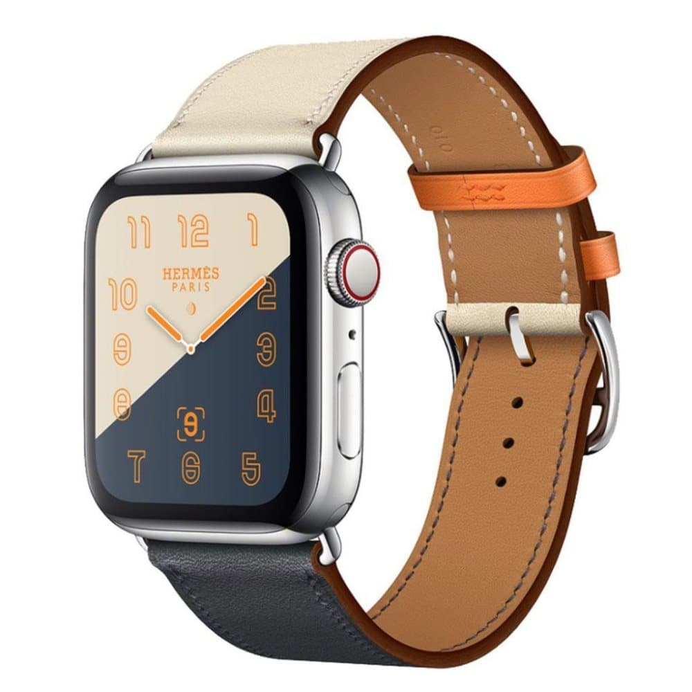 Apple Watch Series 4 44mm erstatnings urrem i kunstlæder - B