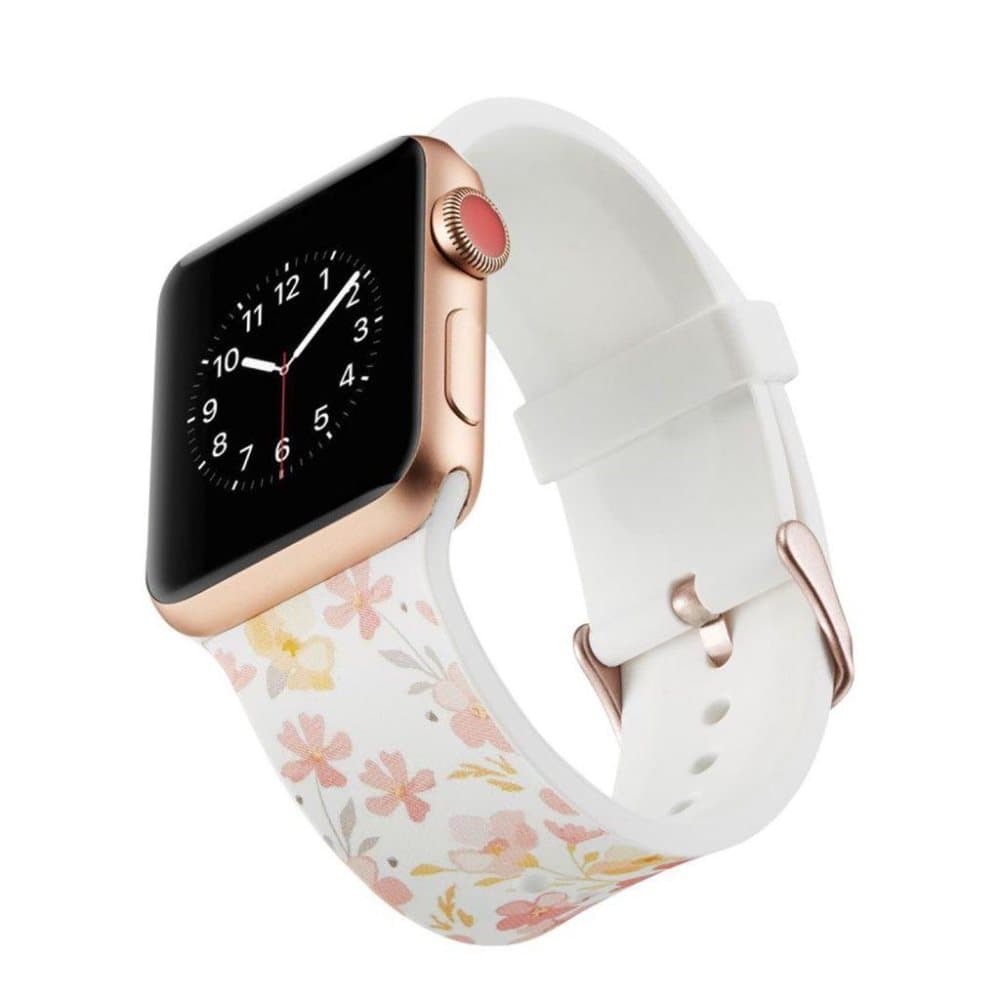 Apple Watch Series 4 40mm erstatnings urrem i silikone med m