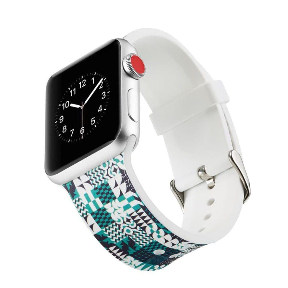 Apple Watch Series 4 40mm erstatnings urrem i silikone med m