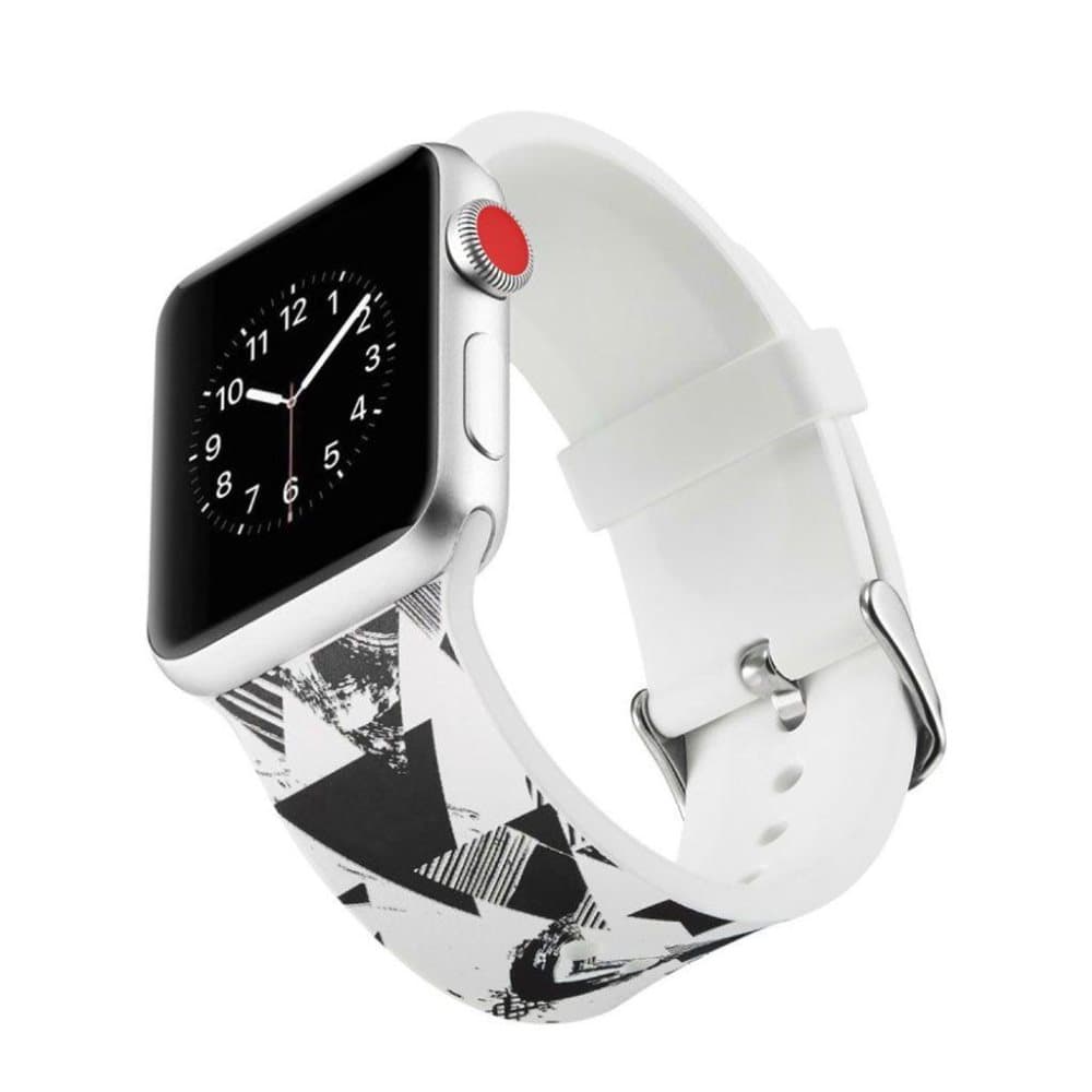 Apple Watch Series 4 40mm erstatnings urrem i silikone med m