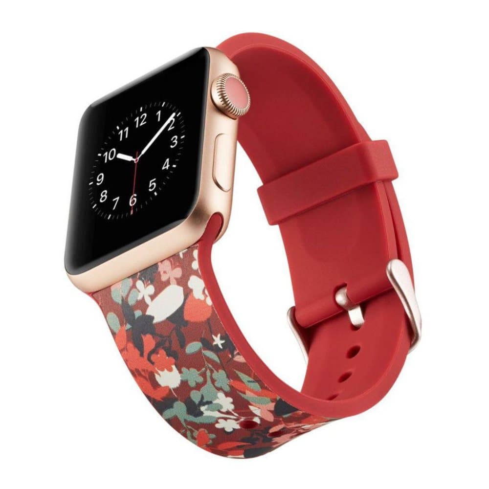 Apple Watch Series 4 40mm erstatnings urrem i silikone med m