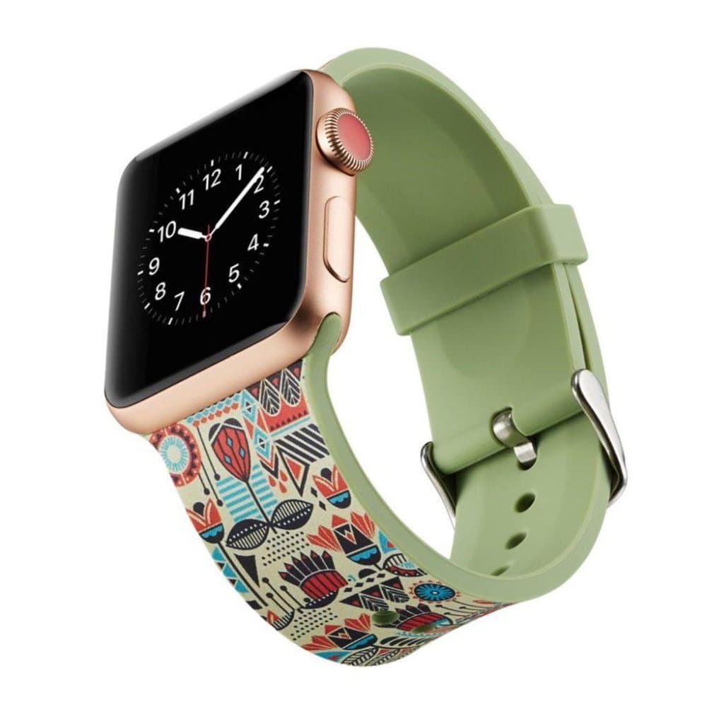 Apple Watch Series 4 40mm erstatnings urrem i silikone med m