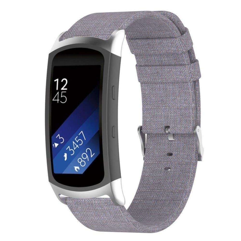 Samsung Gear Fit2 Pro erstatnings urrem i åndbart canvas - L
