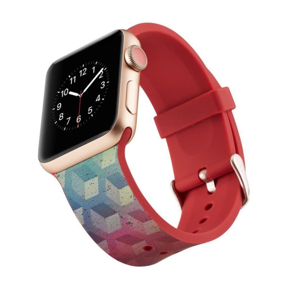 Apple Watch Series 4 40mm erstatnings urrem i silikone med m