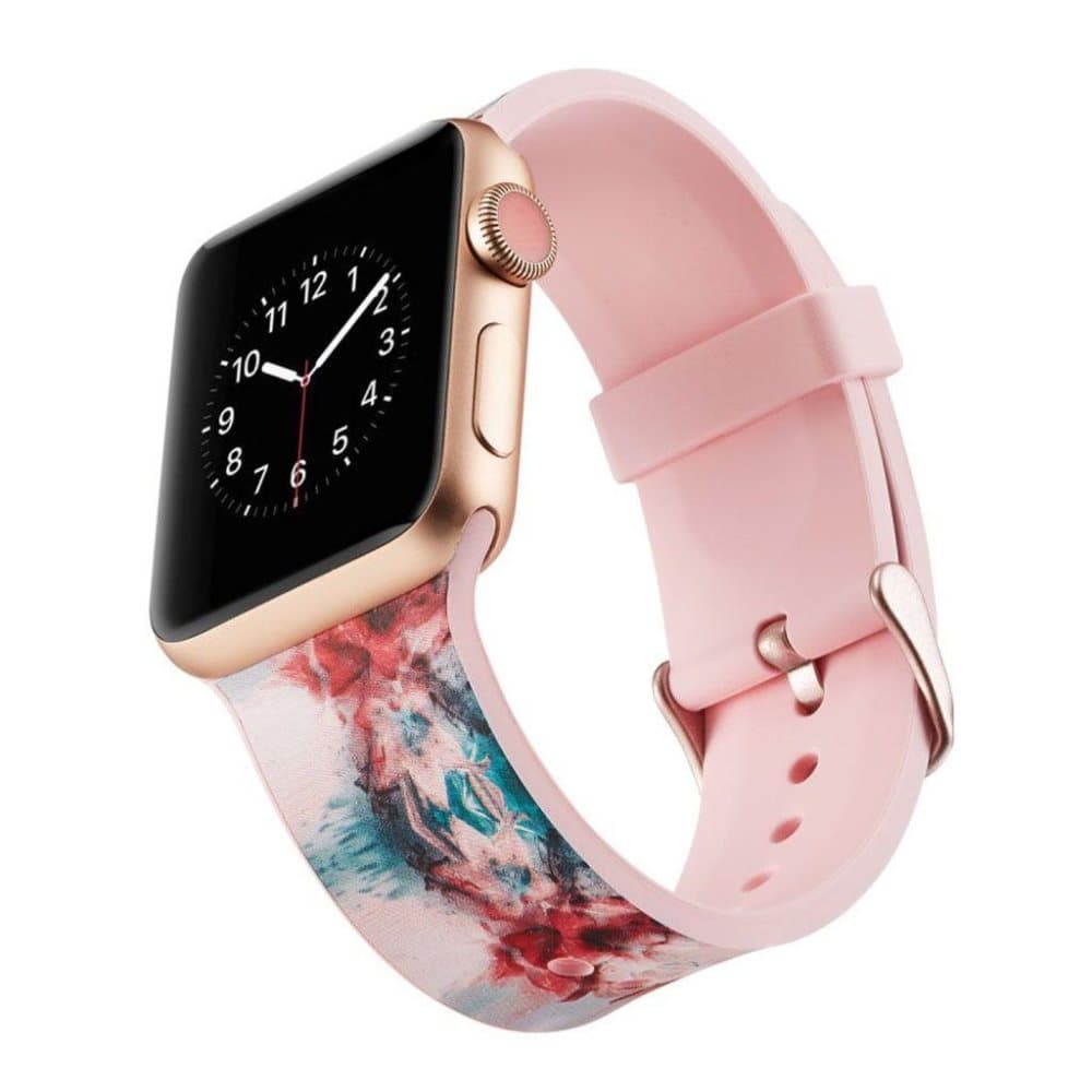 Apple Watch Series 4 40mm erstatnings urrem i silikone med m