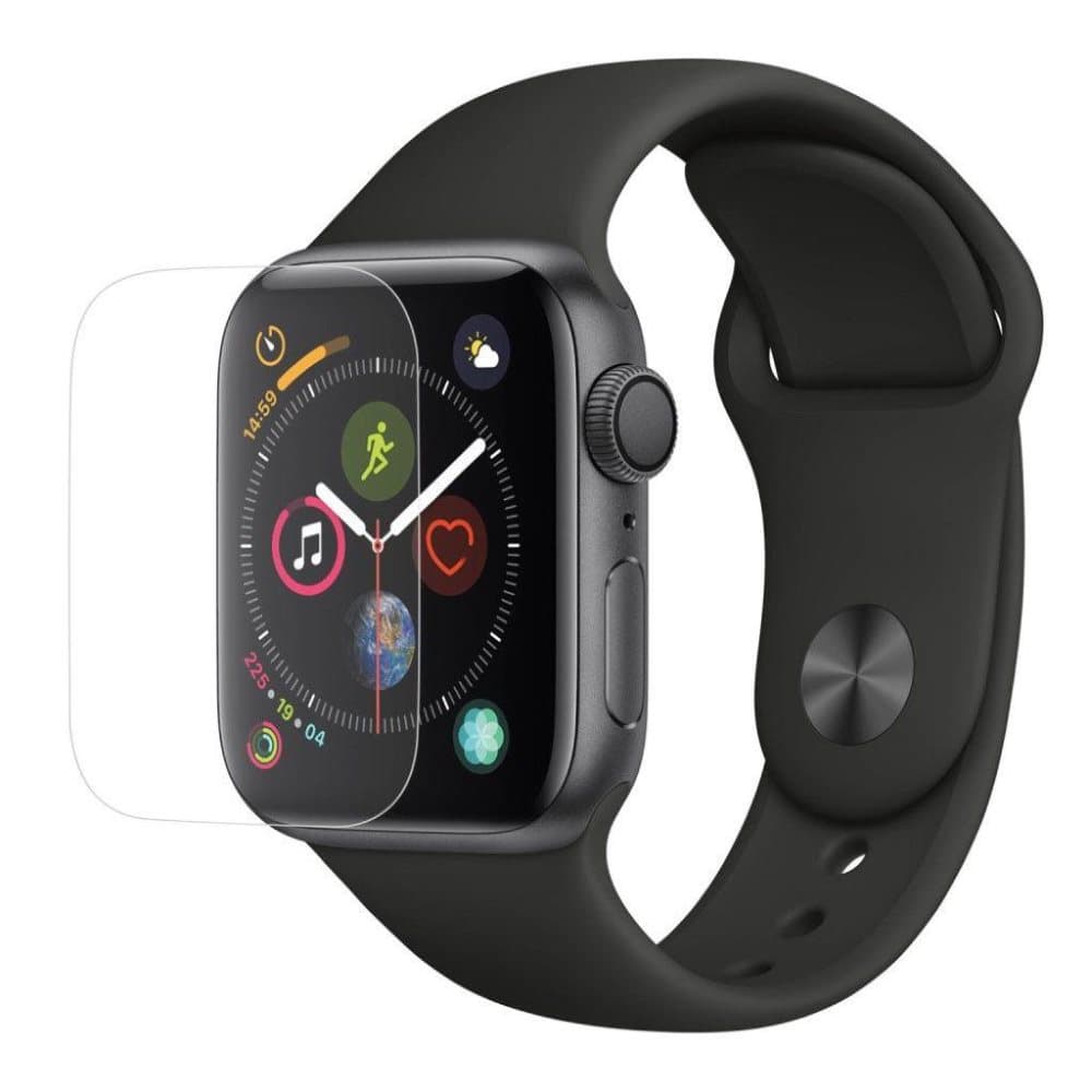 Apple Watch Series 4 beskyttelsesfilm i hærdet glas med rund