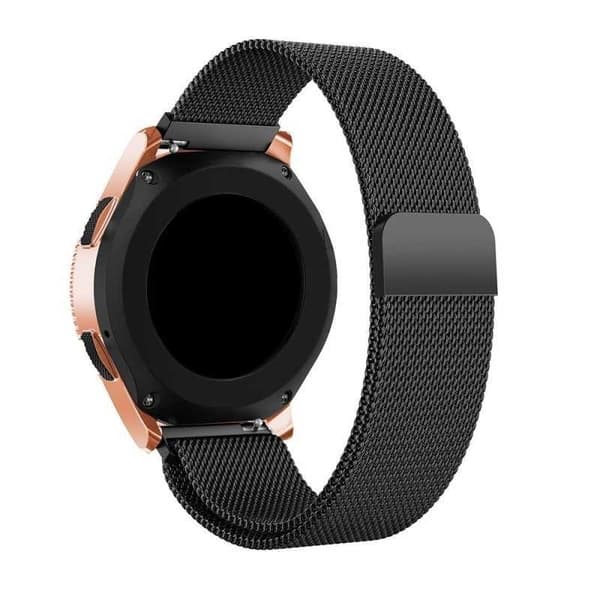 Universal Watch Band Milanese Loop 22mm - Sort