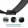 Miniatyrbillede 5 af 5: Universal Watch Band Milanese Loop 22mm - Sort