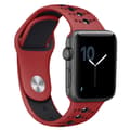 Pikkukuva 7 / 11: För Apple Watch 42/44mm  silikon Sport klockarmband