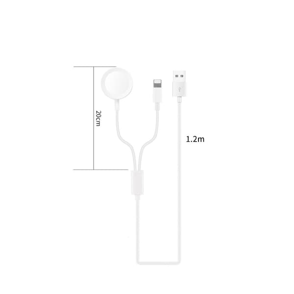 2in1 Laturi - Apple kello ja iPhone Matkapuhelin