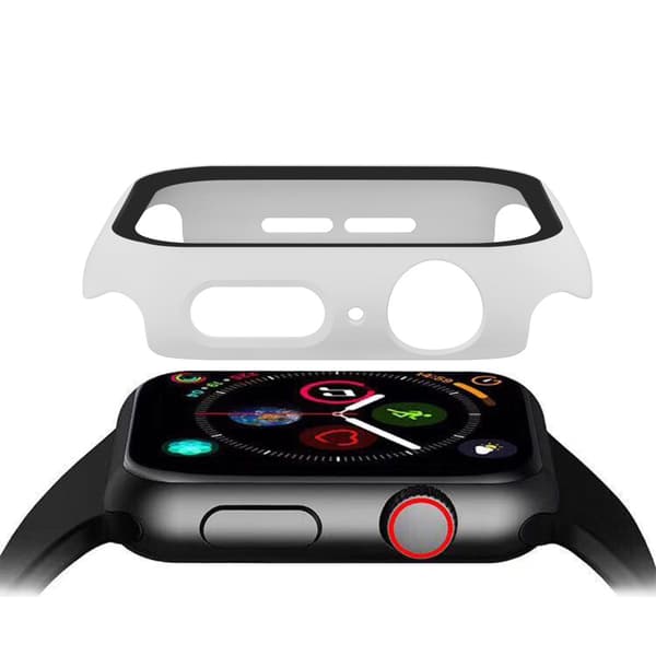 HAT PRINCE Glasskydd Skal Apple Watch 40mm Vit