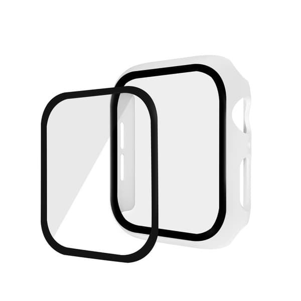 HAT PRINCE Glasskydd Skal Apple Watch 40mm Vit