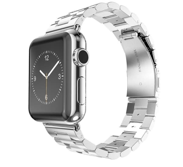 Apple Watch 4 - 44mm - Stilren stållänk (Rostfritt Stål)