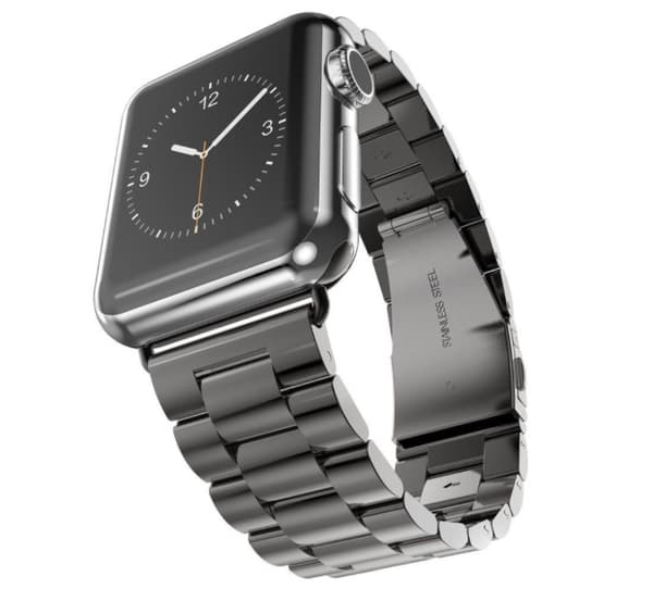 Apple Watch 4 - 44mm - Stilren stållänk (Rostfritt Stål)