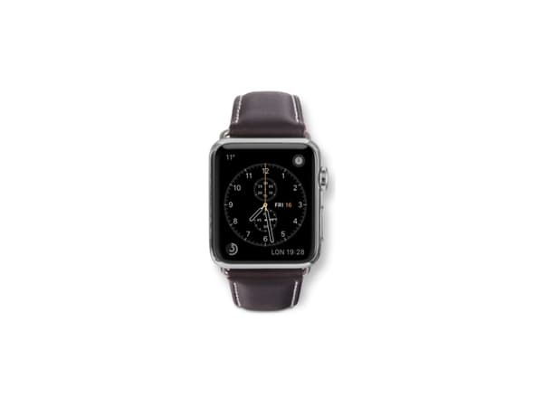 dbramante1928 Copenhagen, Band, Smartklokke, Brun, Sølv, Apple, Apple Watch, Lær, Metall