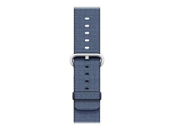 Apple Woven Nylon Band - Urrem til Apple Watch - 145 - 215 mm - midnatsblå - 42 mm / 44 mm