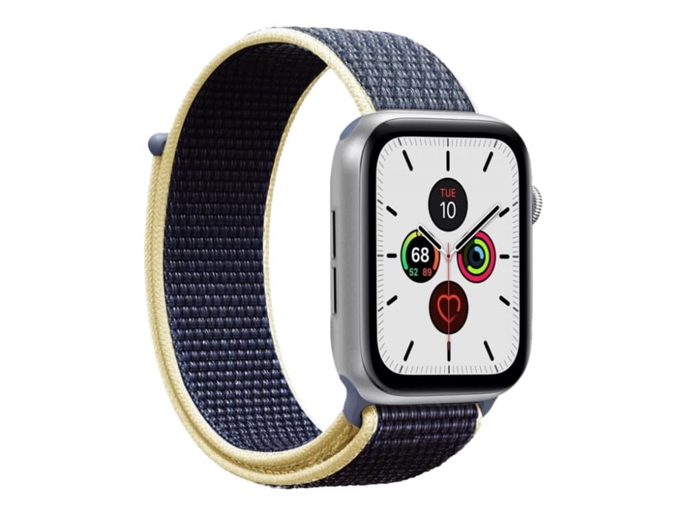 Puro Sport Band - Klokkestropp for smart armbåndsur - passer håndledd på 140 - 220 mm - mørk blå - for Apple Watch (42 mm, 44 mm)