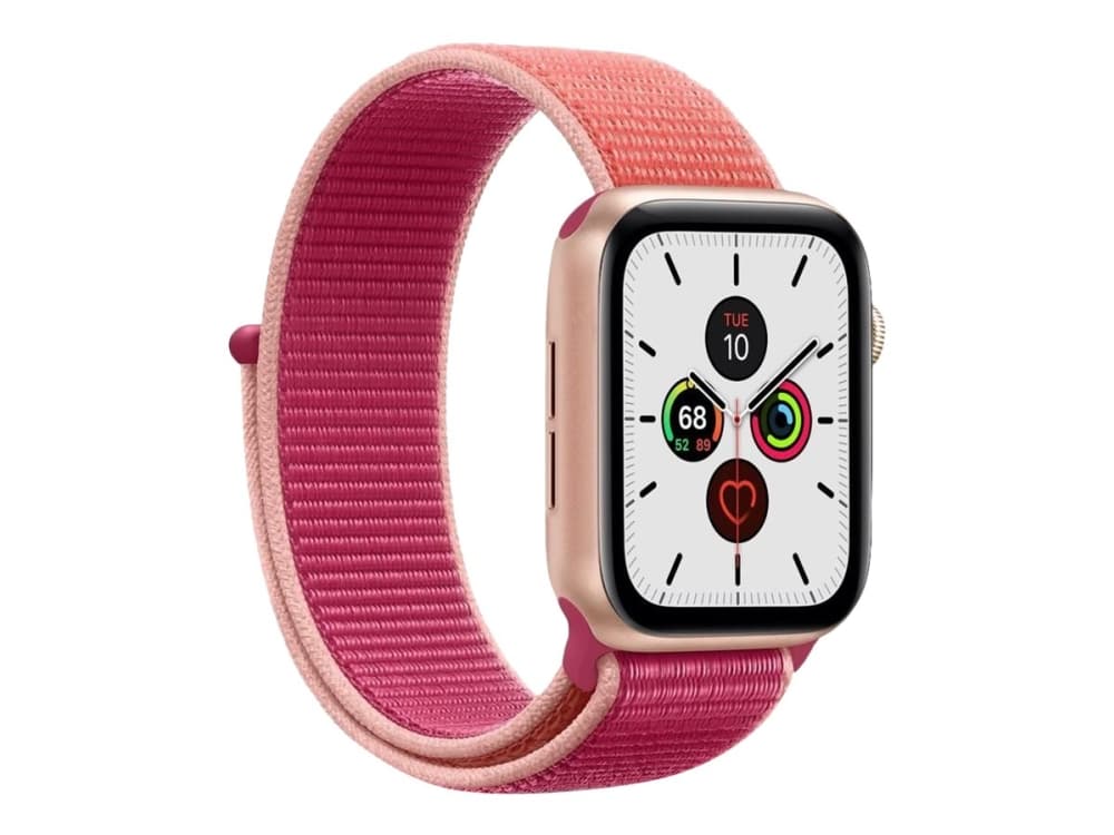 Puro Sport Band - Klokkestropp for smart armbåndsur - 130 - 200 mm - rød, rosa - for Apple Watch (38 mm, 40 mm)