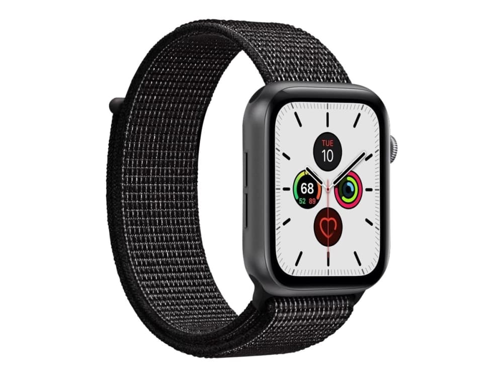 Puro Sport Band - Klokkestropp for smart armbåndsur - 130 - 200 mm - svart - for Apple Watch (38 mm, 40 mm)