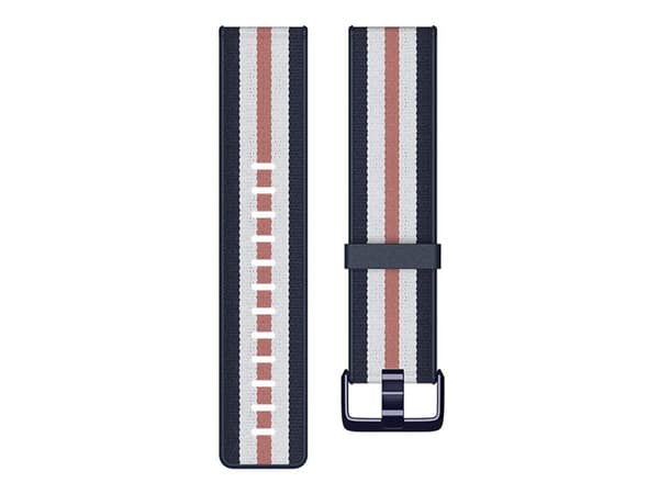 Fitbit FB166WBNVPKL, ranneke, älykello, laivastonsininen, vaaleanpunainen, Fitbit, Versa/Versa Lite, fluoroelastomeeri