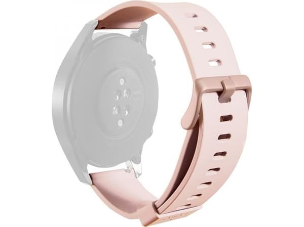 Puro PURO ICON Multibrand Wristband Universal 22mm Smartwatch Strap (S/M & amp; M/L) (Pink Sand)