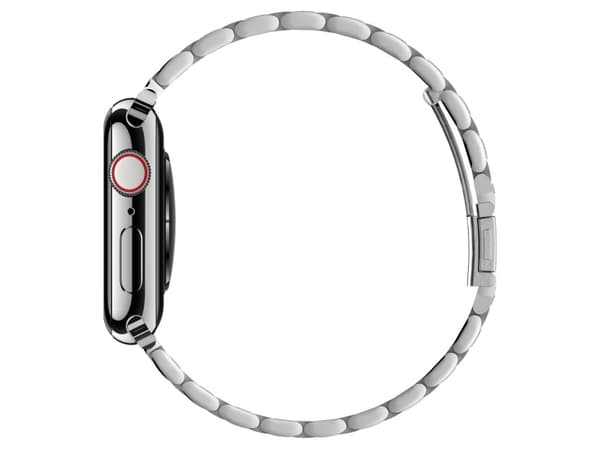 Spigen Modern Fit, Yhtye, Älykello, Hopea, Apple, Ruostumaton teräs, 44 mm