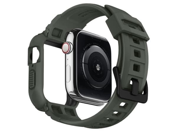 Spigen 062CS26016, Band, Smartwatch, Grön, Apple, Watch Series 4, Termoplastisk polyuretan (TPU)