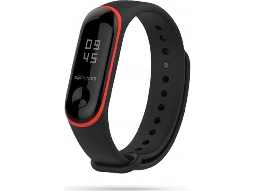 Tech-Protect TECH-PROTECT SMOOTH XIAOMI MI BAND 3/4 BLACK/RED