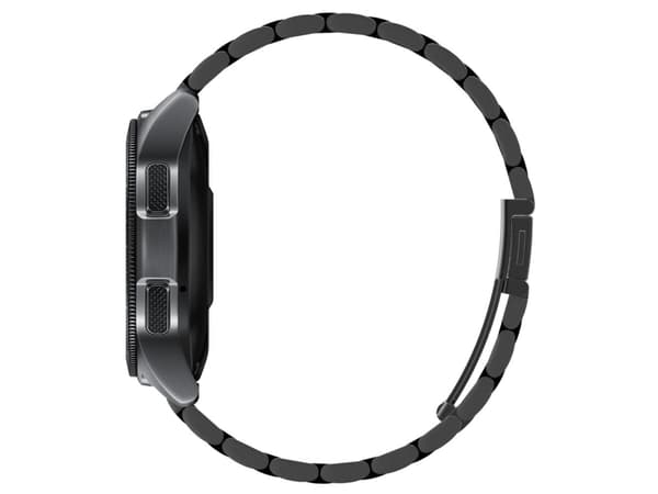 Spigen 600WB24980, Band, Smartwatch, Svart, Samsung, Galaxy Watch, Rostfritt stål
