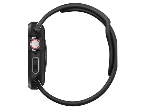 Spigen 062CS24469, Etui, Smartklokke, Sort, Apple, Apple Watch Series 4 (44mm), Termoplastisk polyuretan (TPU)
