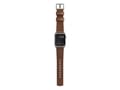 Miniatyrbilde 4 av 5: Nomad Modern Strap - Limited Edition - klokkestropp for smart armbåndsur - 150-210 mm - brun, sølvmaskinvare - for Apple Watch Hermès Series 9, Serie
